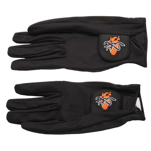 Mesh Back Shooting Gloves - Black, X-Large