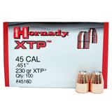 45 Caliber Bullets - (.451) 230 Gr HP-XTP (Per 100)