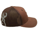 Colstrip Flex Fit Cap - Brown Large-X-Large