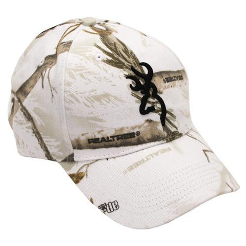 Rimfire 3D Buckmark Cap - Realtree Snow