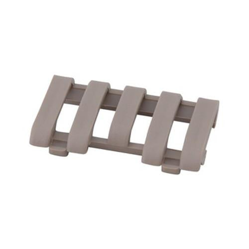 Low Pro 5 Slot Picatinny Rail Wire Loom - Flat Dark Earth