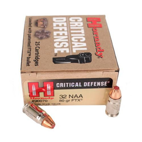 Critical Defense 32NAA 80Gr FTX (Per 25)