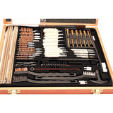 Universal Select 63 Piece Deluxe Gun Cleaning Kit - Wood Case