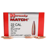 22 Caliber Bullets - (.224) 68 Gr BTHP Match (Per 500)