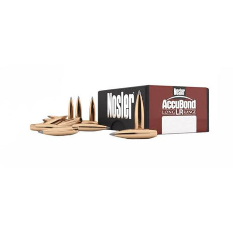 30 Caliber Bullets - AccuBond Long Range, 210 Grains, Spitzer Point, Per 100