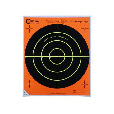 Orange Peel 8" Bulls-Eye - 5 Sheets