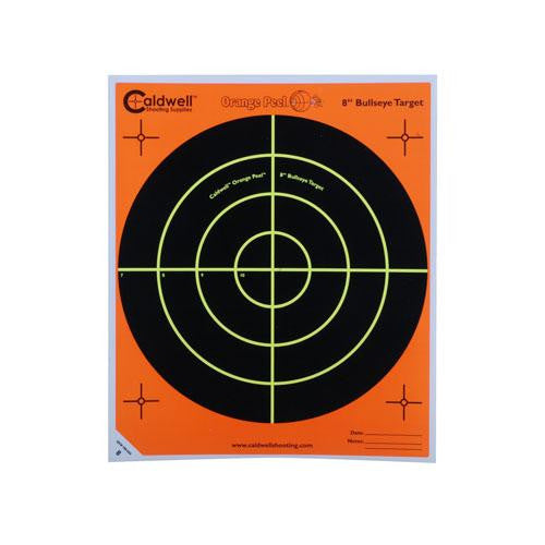 Orange Peel 8" Bulls-Eye - 100 Sheets