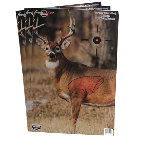 Pregame Targets - Deer, 16.5" x 24" Target (Per 3)