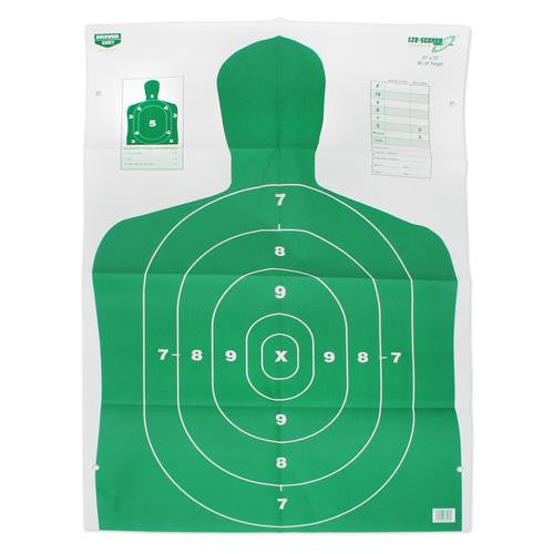 Eze-Scorer Silhouette - Green, 23" x 35" (Per 5)