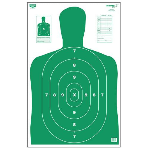 Eze-Scorer Silhouette - Green, 23" x 35" (Per 100)