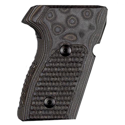 Sig P245 P220C Grip - Pirahna G10 G-Mascus Black-Gray