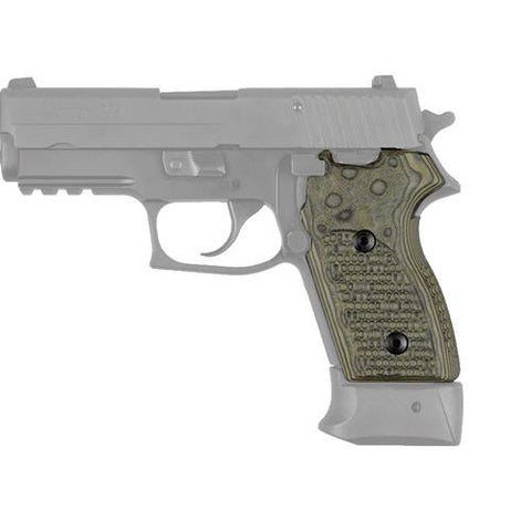 Sig P245 P220C Grip - Pirahna G10 G-Mascus Green