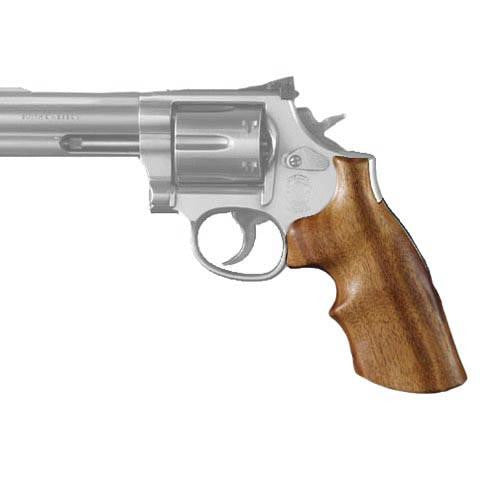 Dan Wesson Grip - Small Frame, Goncalo Alves w-Tang, Finger Grooves