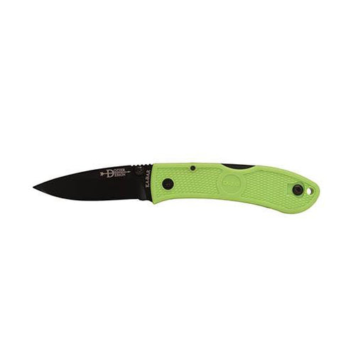 Dozier Folder, Mini - Zombie Green, Black Clip, Straight Edge