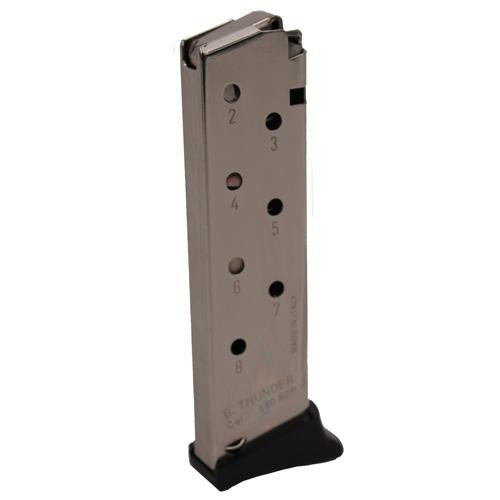 Bersa Thunder .380 ACP, 8 Round Magazine - Nickel