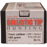 7mm Bullets - Ballistic Tip Hunting, 150 Grains, Spitzer, Per 50