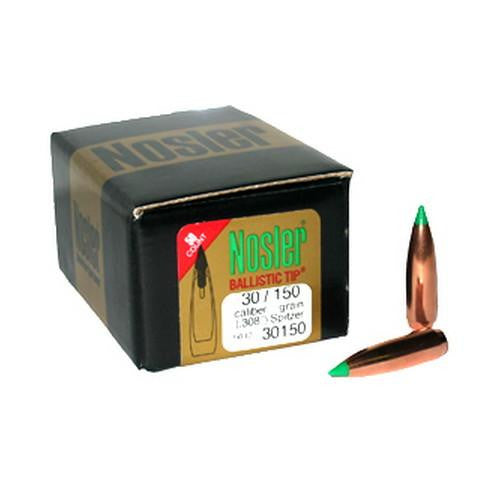 30 Caliber Bullets - Ballistic Tip Hunting, 150 Grains, Spitzer, Per 50