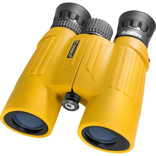 Floatmaster Binoculars - 10x30mm, Blue Lens, Yellow