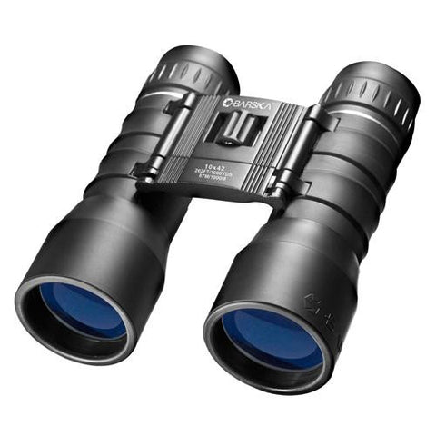 Lucid View Compact Binocular - 10x42mm, Blue Lens, Black