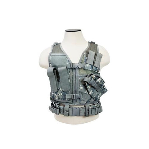 Tactical Vest - Childrens, Digital Camo XS-S