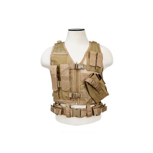 Tactical Vest - Childrens, Tan XS-S