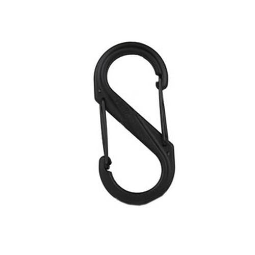 S-Biner Plastic Size #4 - Black-Black Gates