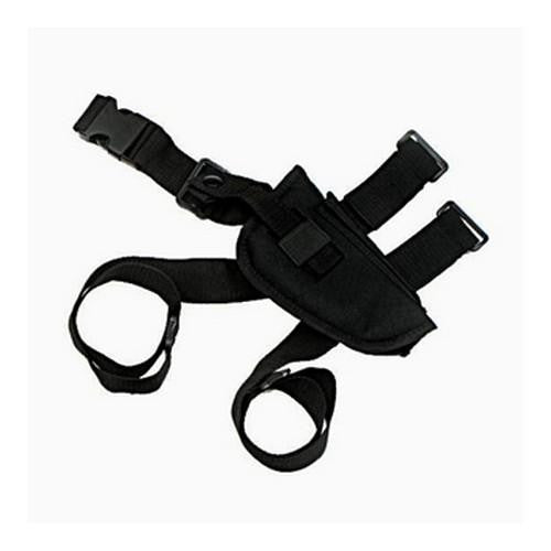 Tactical Syle Leg Holster, Black - Medium