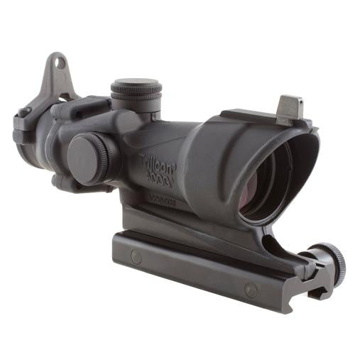 ACOG 4x32 - w-Yellow Center-TA51-Iron Sights