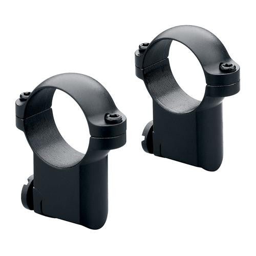 Ruger M77 Ring Mounts - 1" High Black