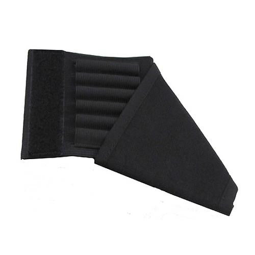 Butt Stock Shell Holder - Rifle w- Flap Black