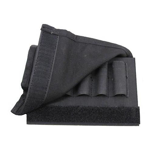 Butt Stock Shell Holder - Shotgun w- Flap Black