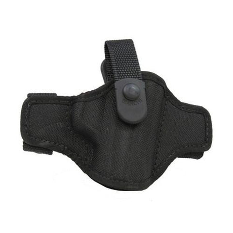 7506 AccuMold Belt Slide Holster, Thumbsnap - Plain Black, Size 04, Right Hand