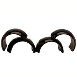 Signature 1" Zee Rings - Medium Black Gloss