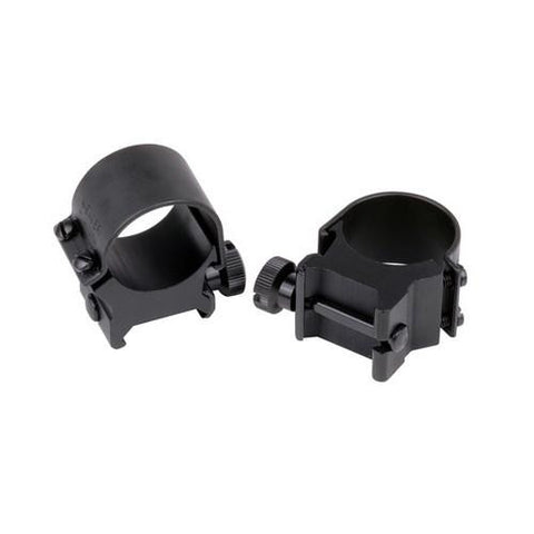 Detachable Top Mount Rings - 1" Extra High, Gloss Black