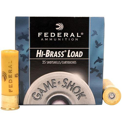 20 Gauge -  Game-Shok High Brass, 2 3-4", 1 oz, #5 Lead Shot, Per 25