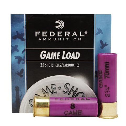 16 Gauge - Game-Shok Game Load, 2 3-4", 1 oz, #8 Lead Shot, Per 25