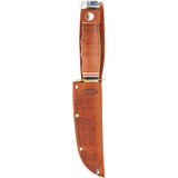 Stacked Leather Handled Hunter Knife - Skinner 8 1-4"