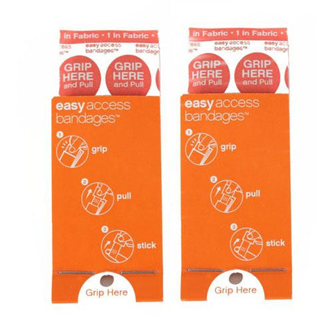 Easy Access Bandages, Fabric - Assorted Size Pack