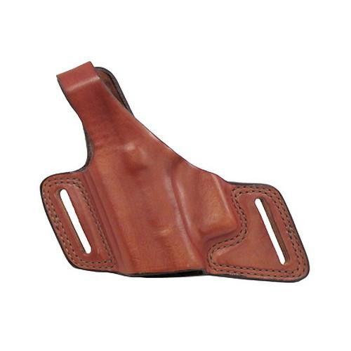 5 Black Widow Leather Holster - Plain Tan, Size 14, Left Hand