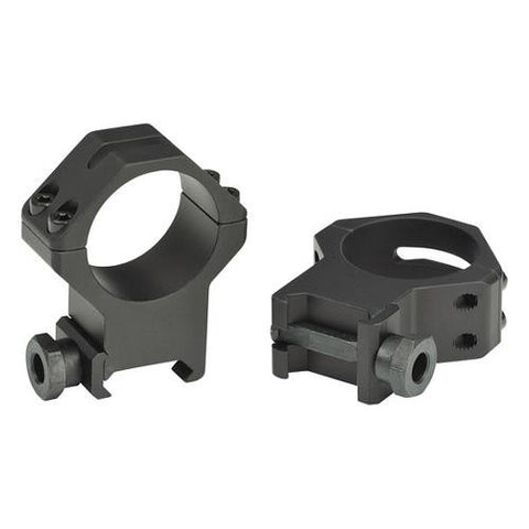 Tactical 4 Hole Picatinny Rings - Medium, 1" Matte