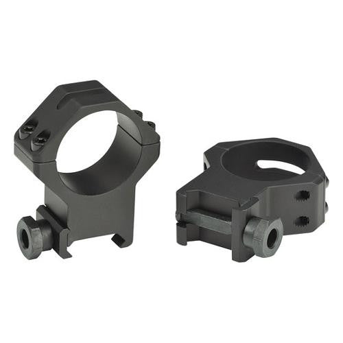 Tactical 4 Hole Picatinny Rings - X-High, 1" Matte