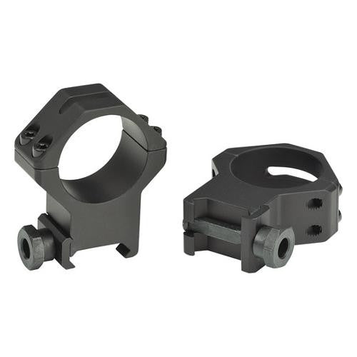 Tactical 4 Hole Picatinny Rings - 30mm, X-High Matte