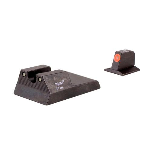 Ruger HD Night Sight Set - SR9c, Orange Front Outline Lamp