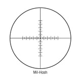 SIII 30mm Riflescope 6-24x50mm - Long Range FFP-Mil-Hash Reticle