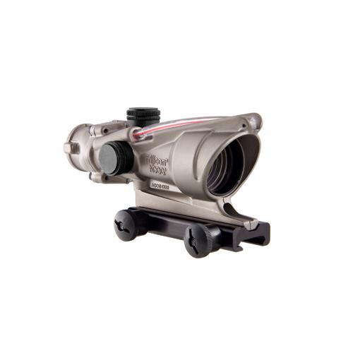 ACOG 4x32mm Dual Illuminated Scope - Red Chevron .223 Ballistic Reticle, Nickel Boron