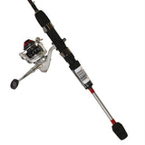 Xtralite Spinning Combo - 5.2:1 Gear Ratio, 3+1 Bearings, 4'6" 1pc Rod, 2-6 lb Line Rate, Ambidextrous