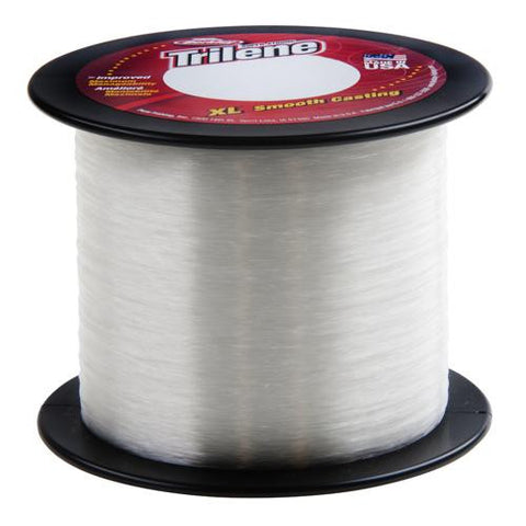 Trilene XL Monofilament Service Spool - 3000 Yards, 0.015" Diameter, 17 lb Breaking Strength, Clear