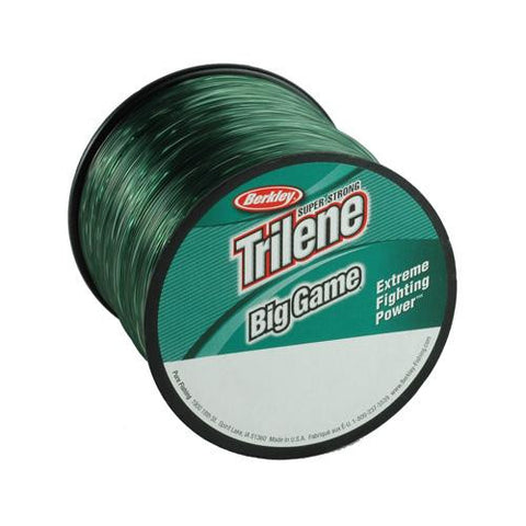 Trilene Big Game Monofilament Spool - 2600 Yards, 0.008" Diameter, 20 lb Breaking Strength, Green