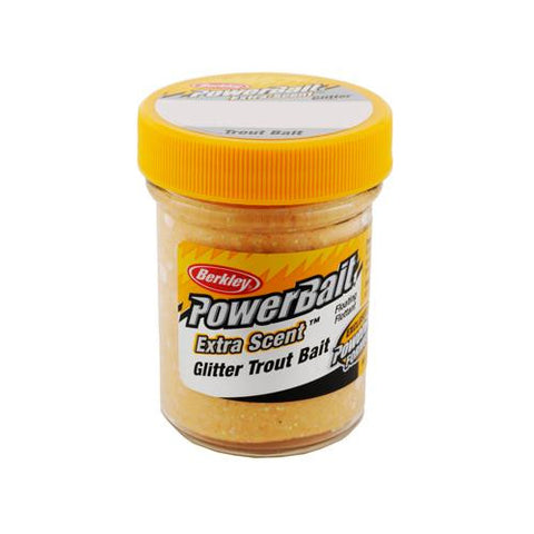 PowerBait Glitter Trout Dough Bait - Yellow