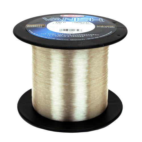 Vanish Fluorocarbon Line Spool - 2000 Yards, 0.011" Diameter, 10 lb Breaking Strength, Clear